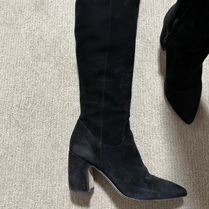 Sam Edelman knee high suede boots